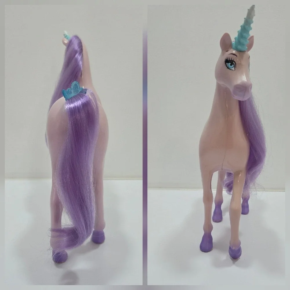 2011 Mattel Unicorn Horse Purple hair Without Saddle For Barbie Doll